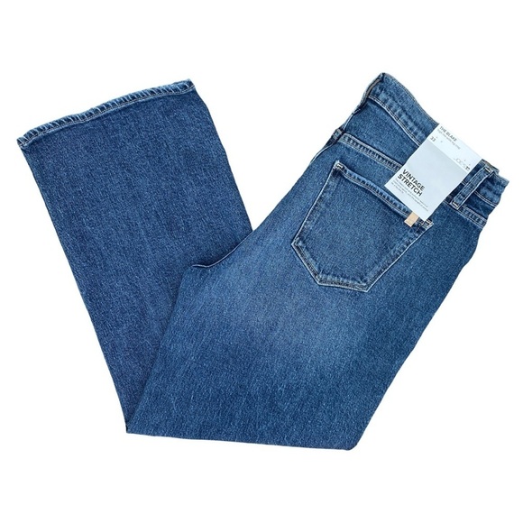 NWT Joe’s Jeans Blake Wide Leg Crop High Rise Vintage Heirloom Blue Jean Size 33 - Picture 7 of 12